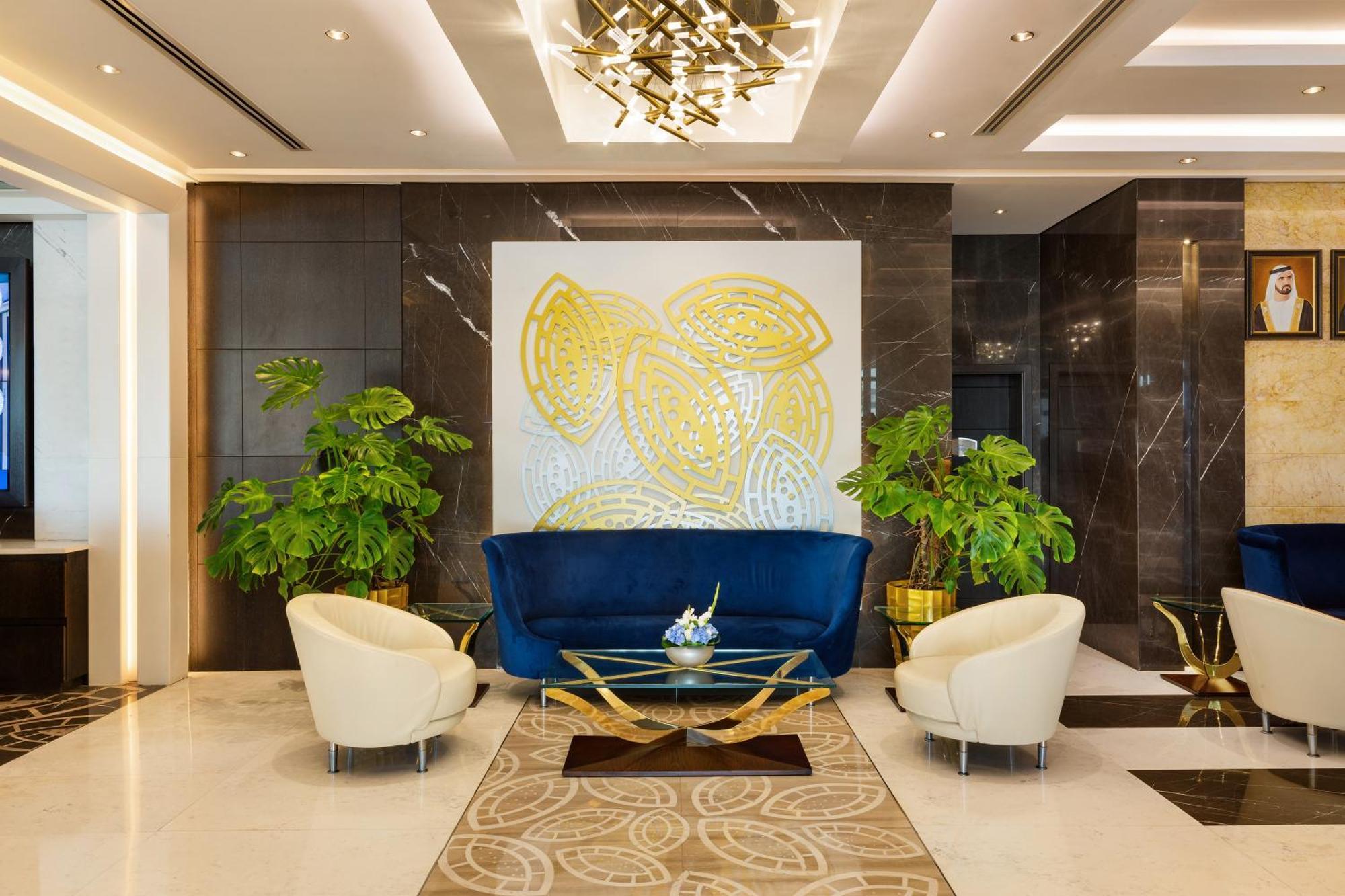 Royal Continental Suites Business Bay Dubai Exterior photo Lobby
